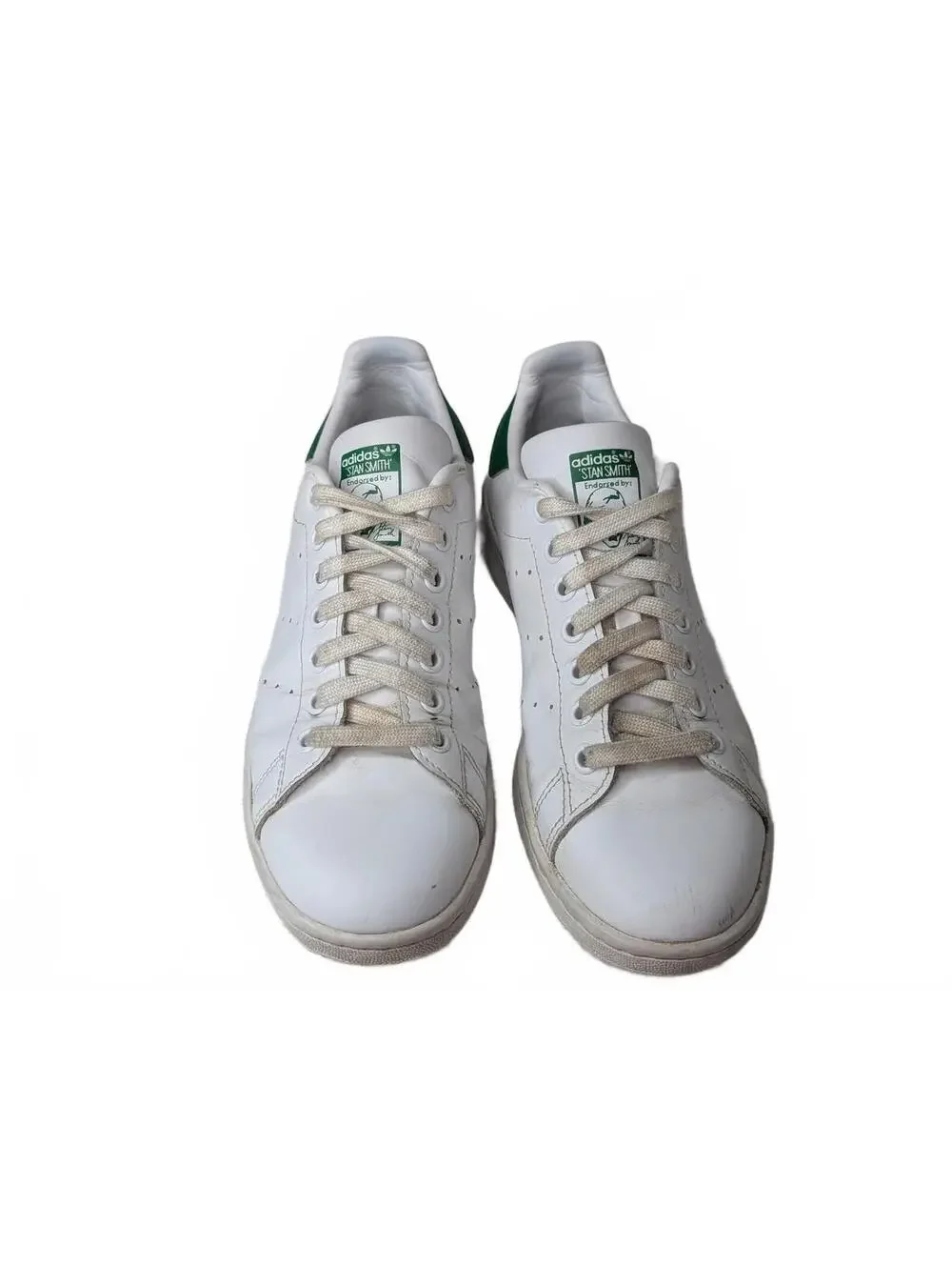 Adidas Stan Smith White and Green Sneakers Size 6.5 US - Picture 2 of 6